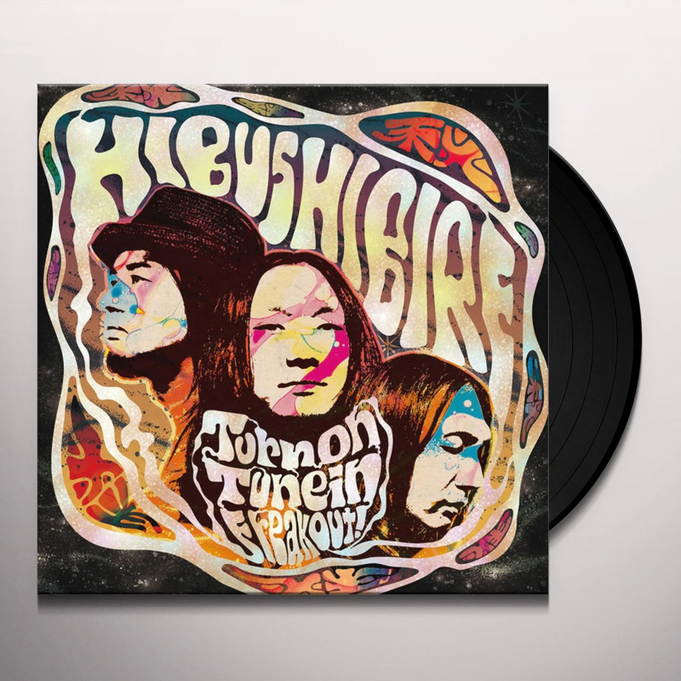 Hibushibire TURN ON, TUNE IN, FREAK OUT! (TRANSPARENT BLUE VINYL/DL CODE) Vinyl Record