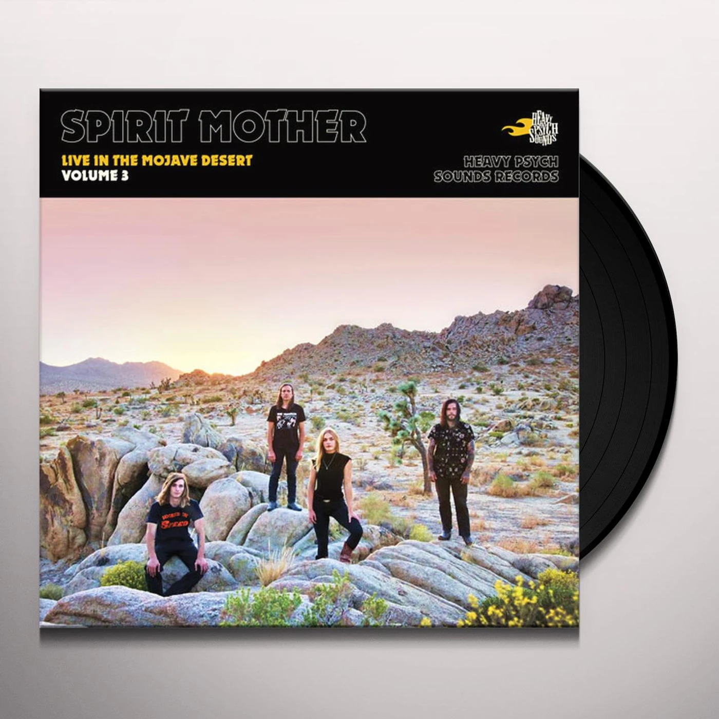 Spirit Mother LIVE IN THE MOJAVE DESERT: VOLUME 3 (YELLOW/RED VINYL/IMPORT) Vinyl Record