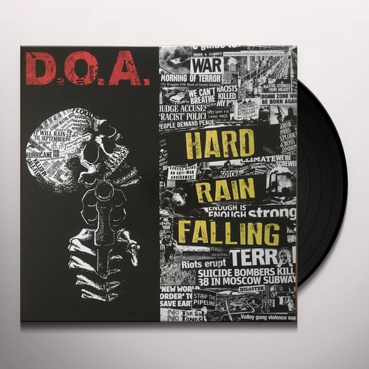 D.O.A. HARD RAIN FALLING Vinyl Record