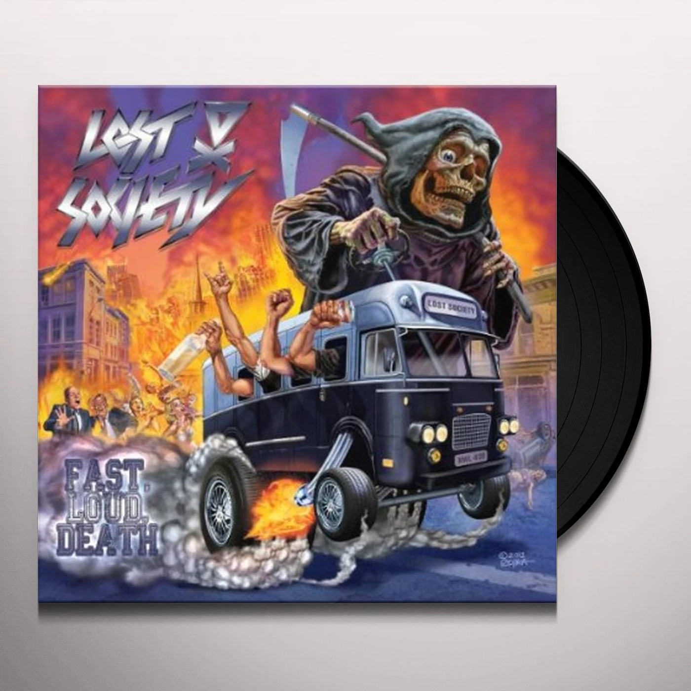 Lost Society Fast Loud Death Vinyl Record