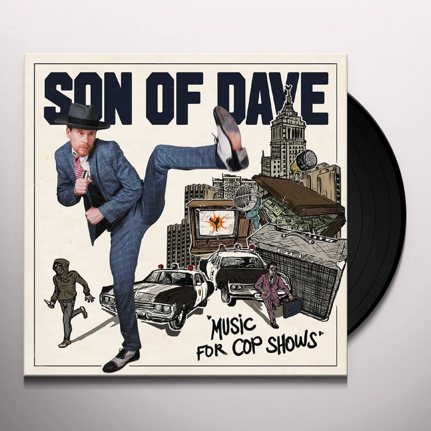 Son Of Dave MUSIC FOR COP SHOWS Vinyl Record