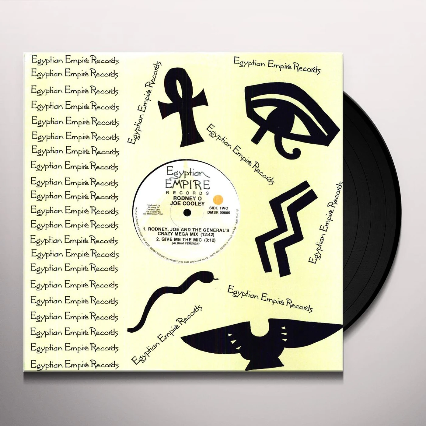 Rodney-O & Joe Cooley GIVE ME THE MIC / MEGAMIX Vinyl Record