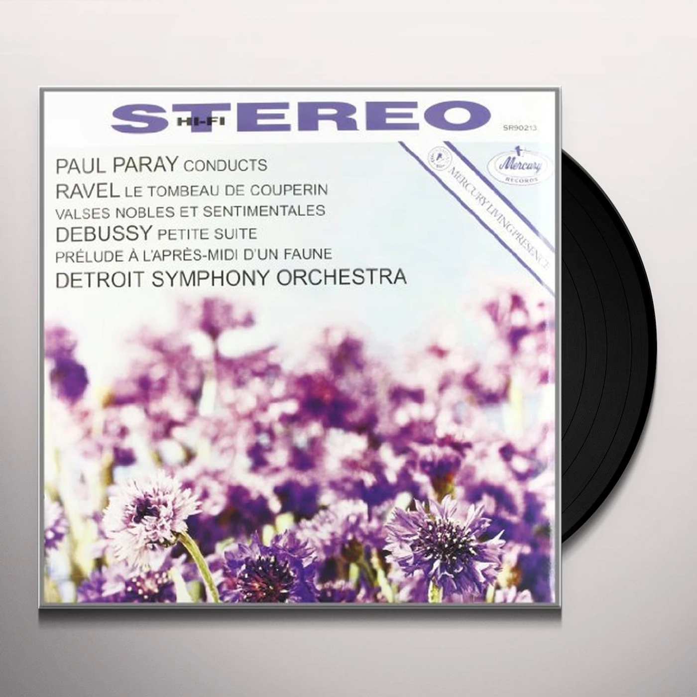 Debussy / Ravel / Paray / Detroit Sym Orchestra PRELUDE A I'APRES MIDI D'UN PAUNE / VALSES NOBLES Vinyl Record