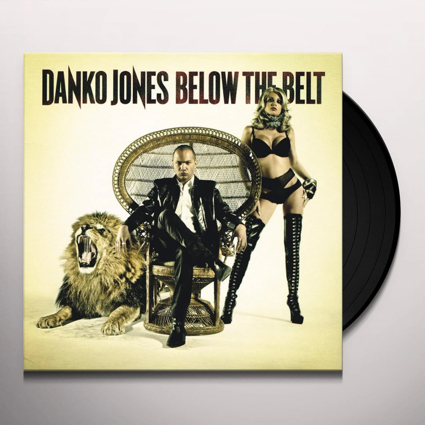 Danko Jones BELOW THE BELT Vinyl Record