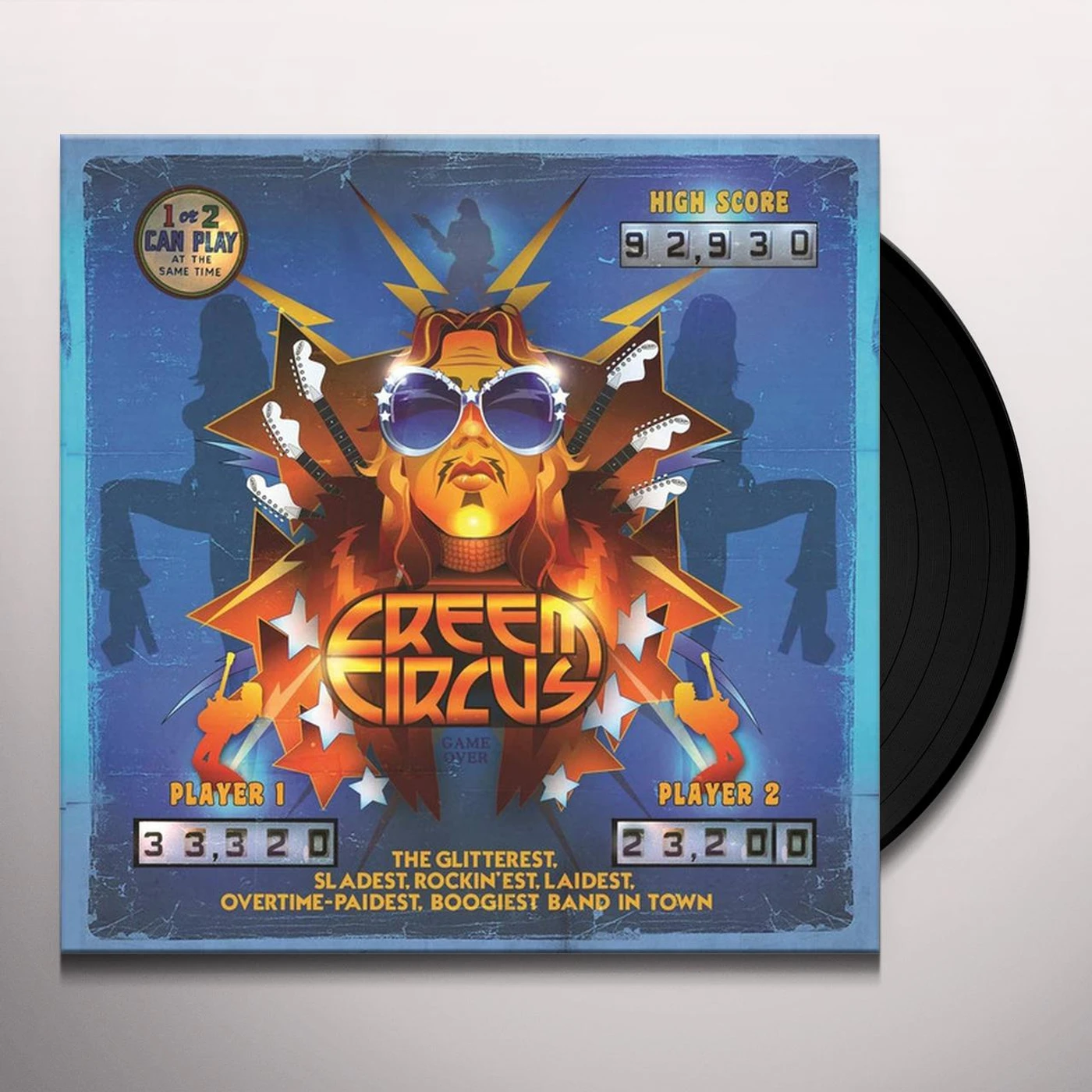 Creem Circus GLITTEREST. SLADEST. ROCKIN EST.LAIDEST. OVERTIME-PAIDEST. BOOGIEST BAND IN TOWN Vinyl Record