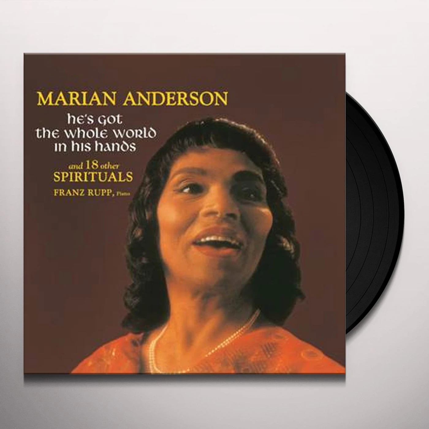 Marian Anderson HE'S GOT THE WHOLE WORLD IN HIS HANDS & 18 OTHER SPIRITUALS Vinyl Record