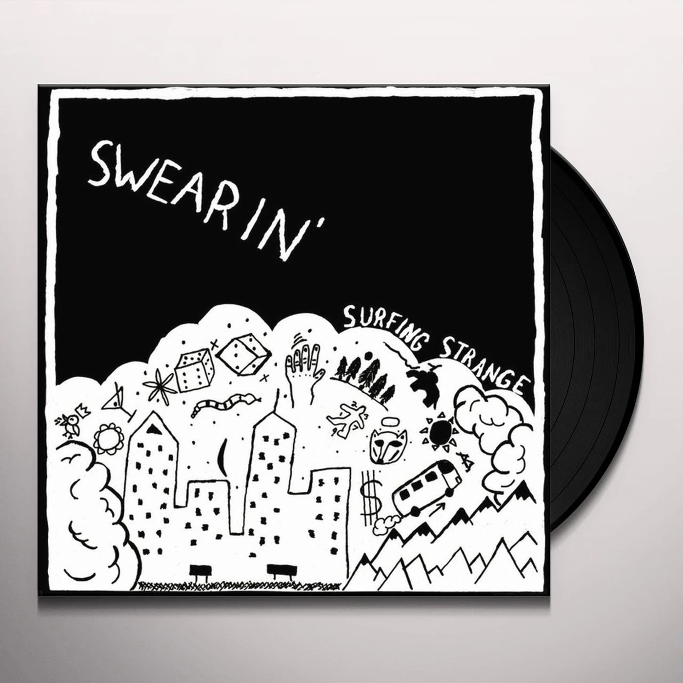 Swearin' Surfing Strange Vinyl Record