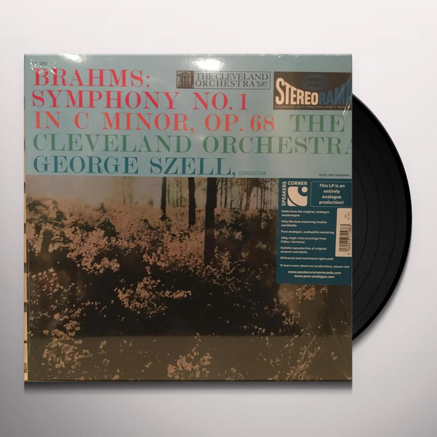 Johannes BrahmsSYMPHONY NO. 1 (180G/33 RPM) Vinyl Record