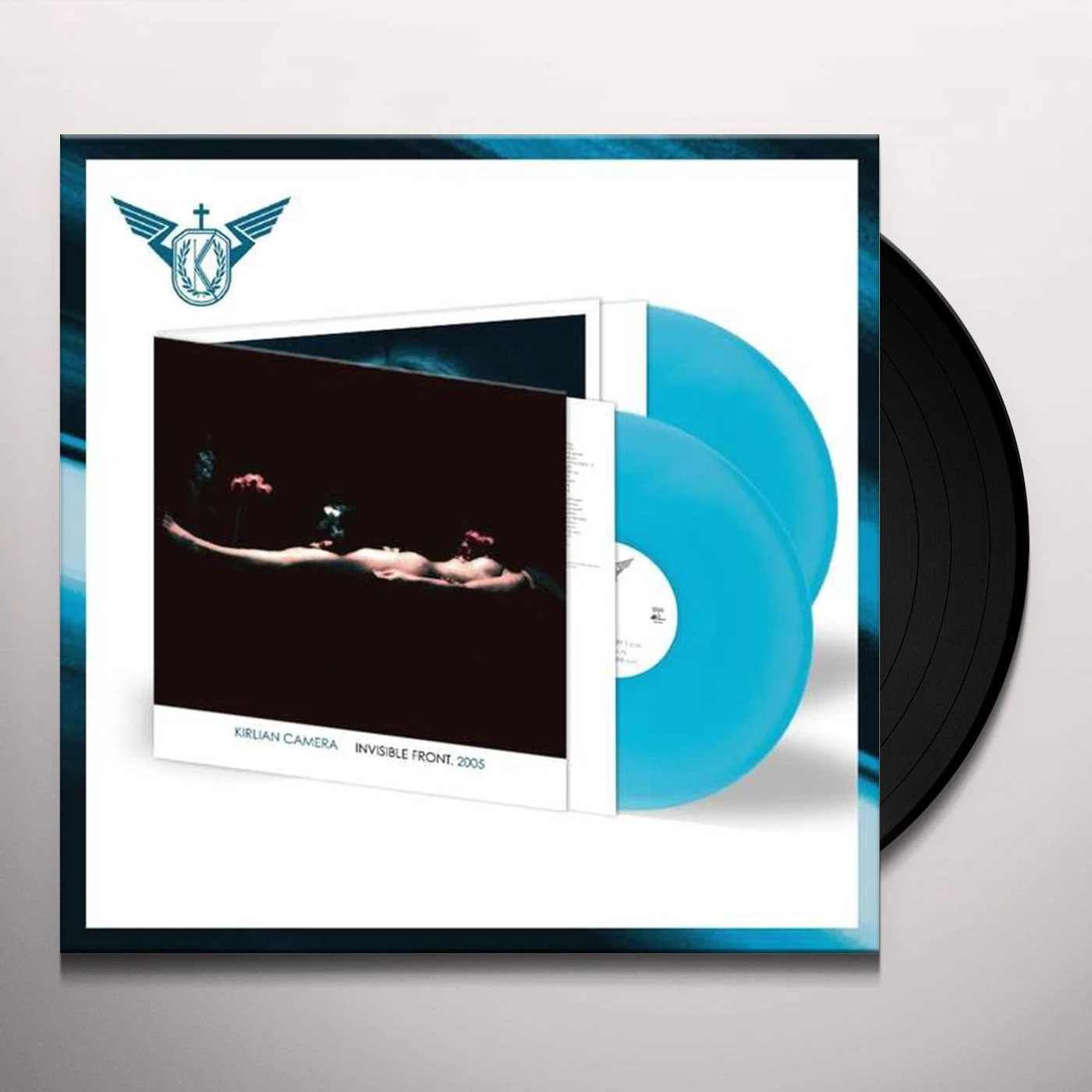 Kirlian Camera INVISIBLE FRONT.2005 (TURQUOISE VINYL) Vinyl Record