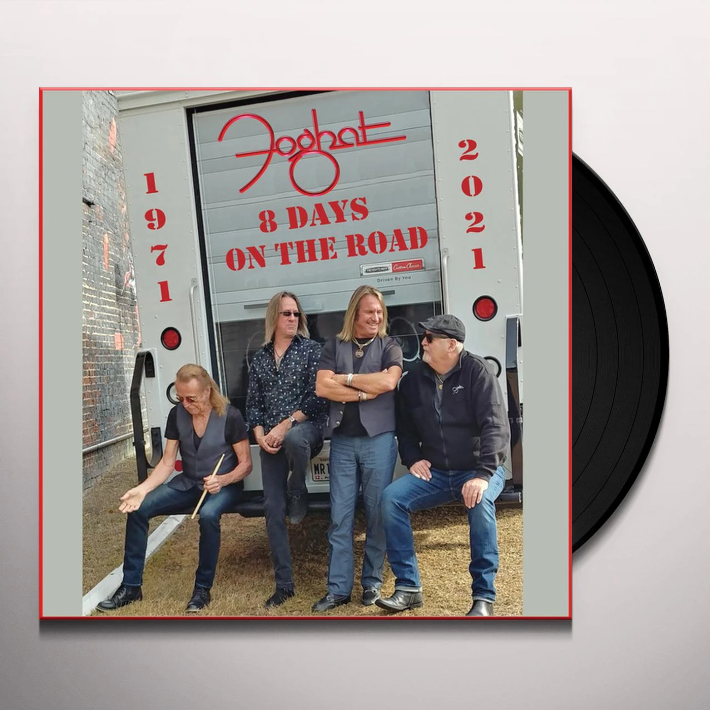 Foghat 9 DAYS ON THE ROAD Vinyl Record