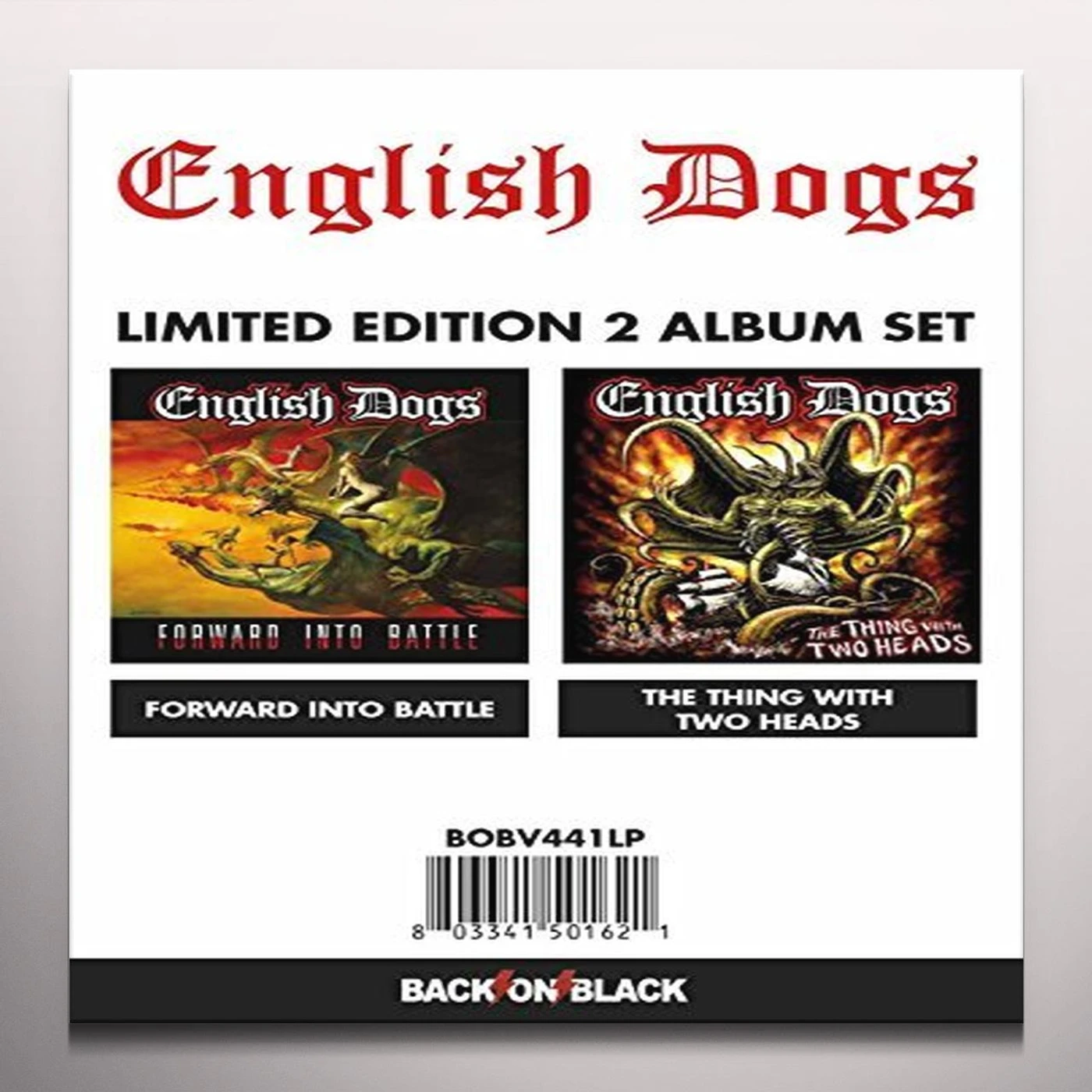 English Dogs FORWARD INTO BATTLE/THING WITH TWO HEADS Vinyl Record