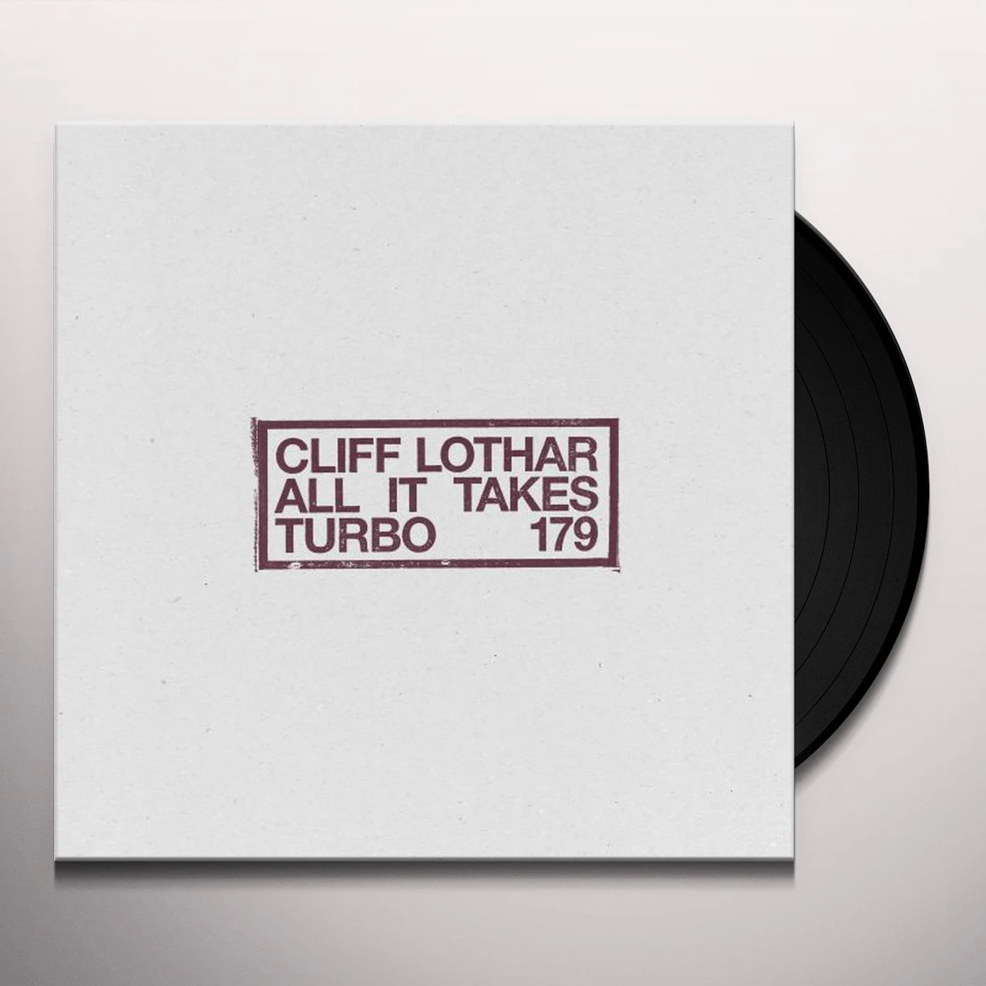 Cliff Lothar All It Takes Vinyl Record