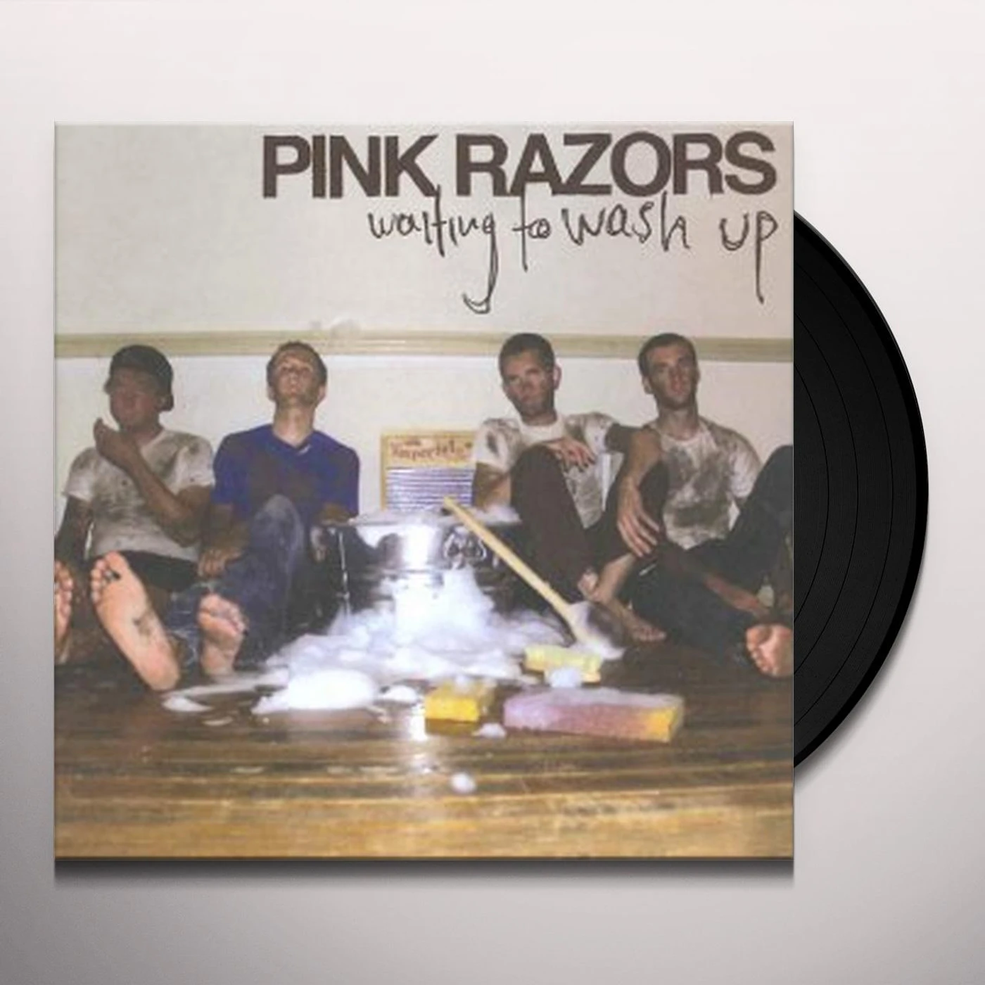Pink Razors Waiting to Wash Up Vinyl Record