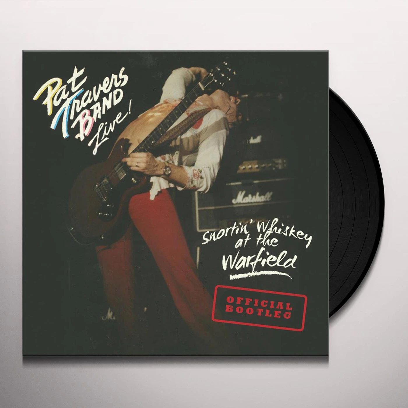 Pat Travers SNORTIN' WHISKEY AT THE WARFIELD Vinyl Record