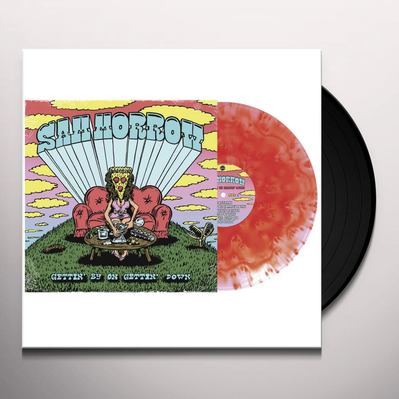 Sam Morrow GETTIN BY ON GETTIN DOWN Vinyl Record