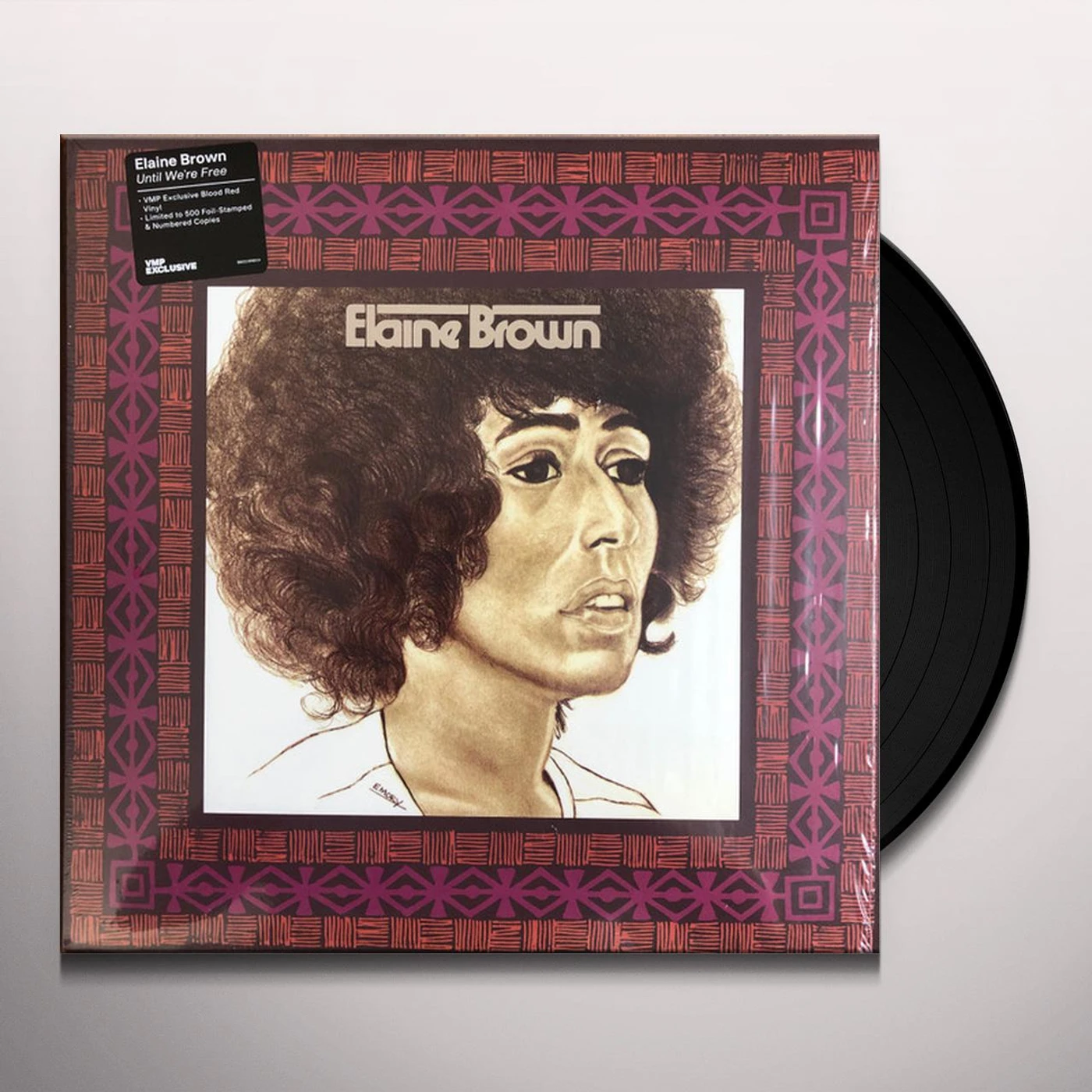 Elaine Brown UNTIL WE'RE FREE Vinyl Record