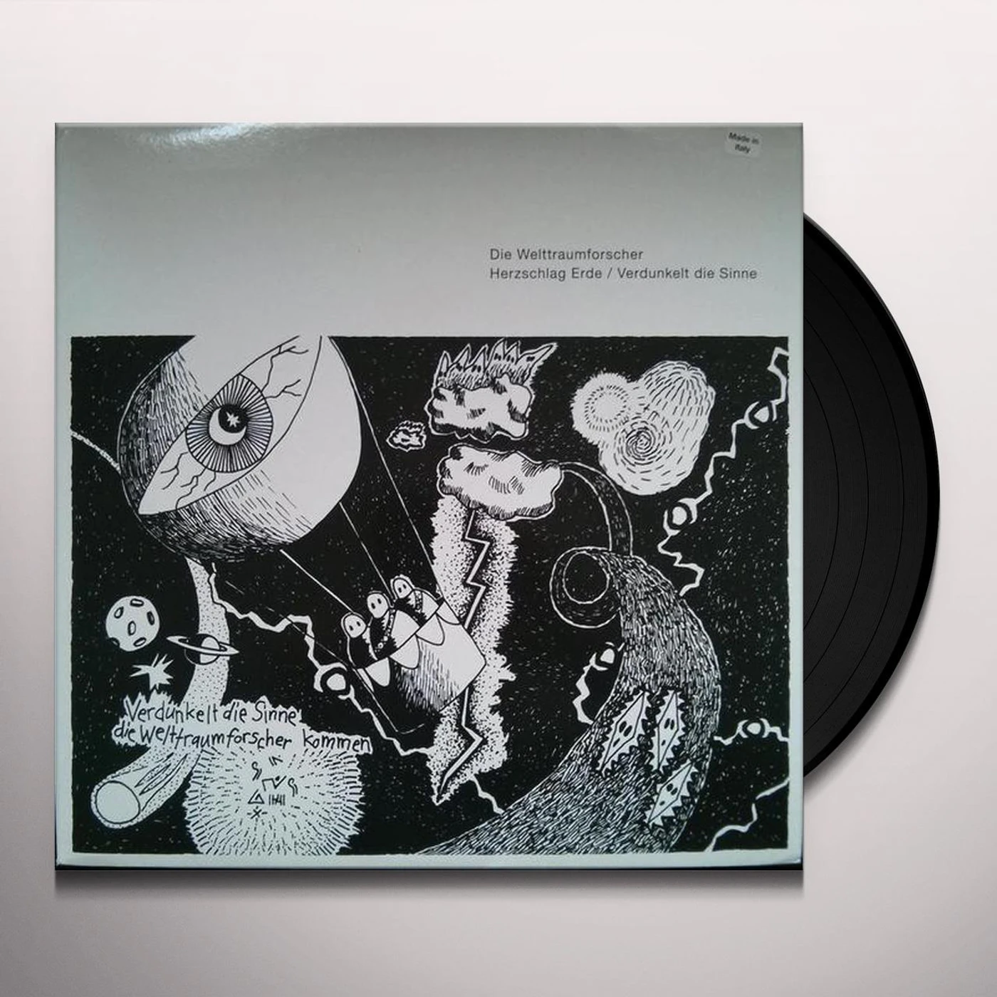 Welttraumforscher HERZSCHLAG ERDE / VERDUNKELT DIE SINNE Vinyl Record