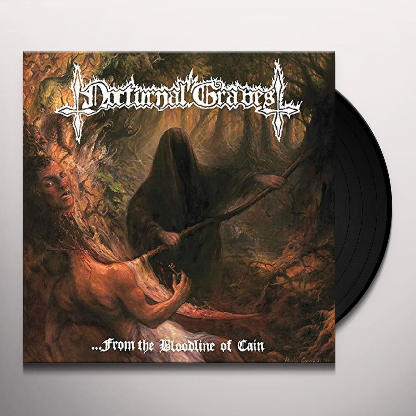 Nocturnal Graves FROM THE BLOODLINE OF CAIN Vinyl Record