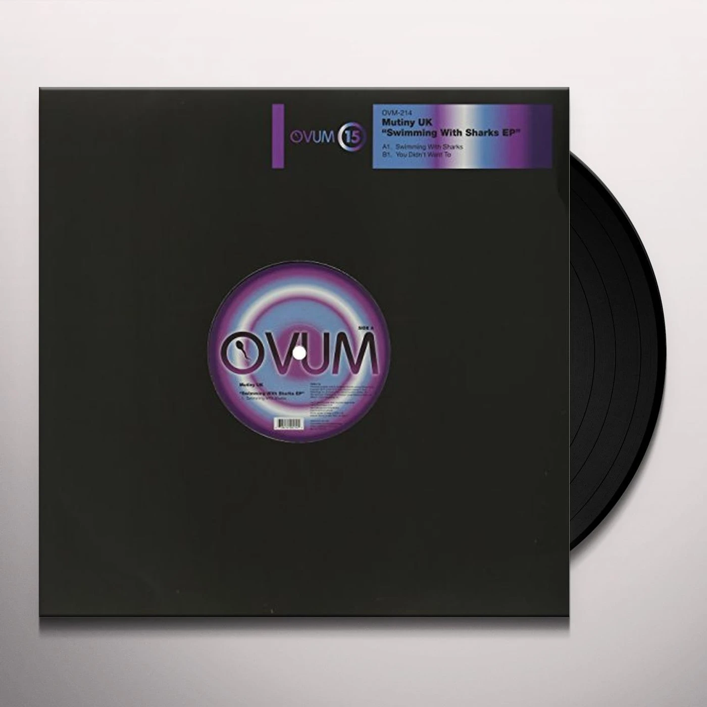 Mutiny UK SWIMMING WITH SHARKS EP Vinyl Record - UK Release