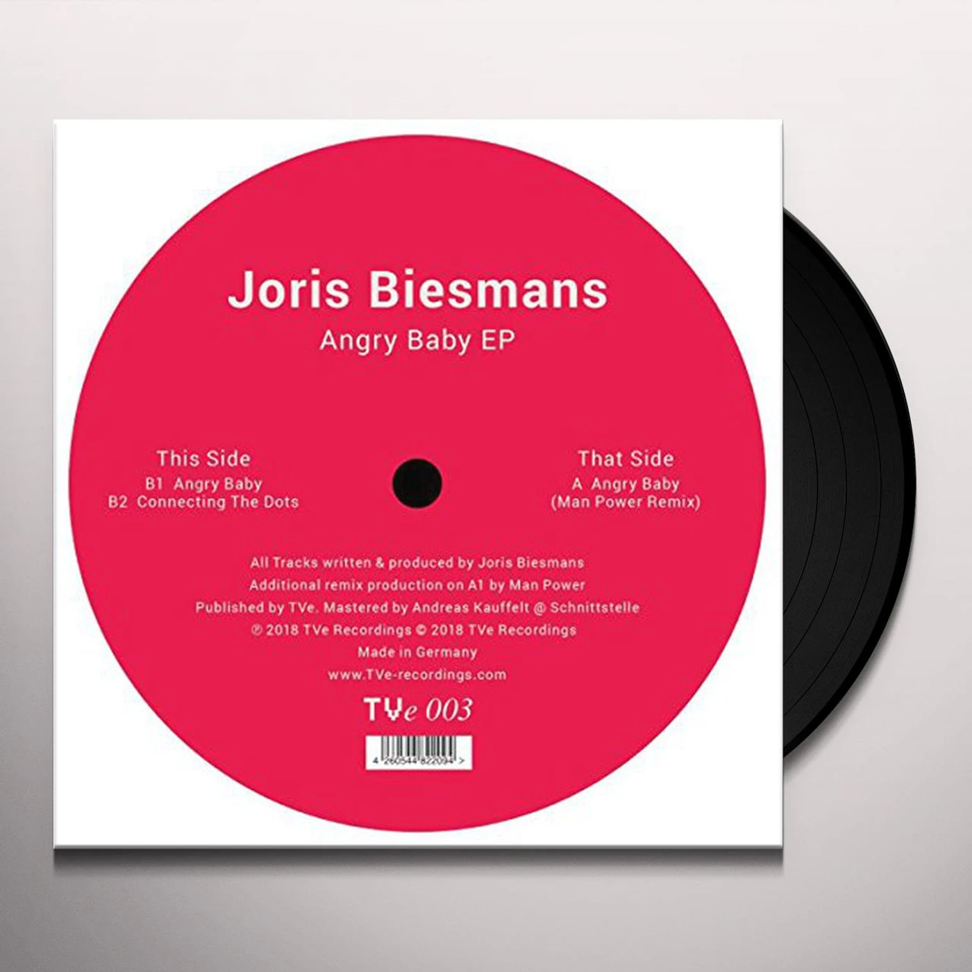 Joris Biesmans ANGRY BABY Vinyl Record