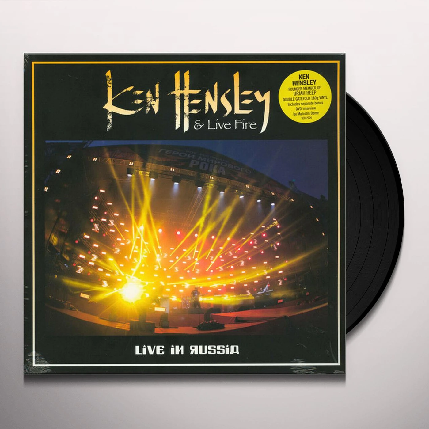 Ken Hensley & Live Fire LIVE IN RUSSIA (LP/DVD) Vinyl Record