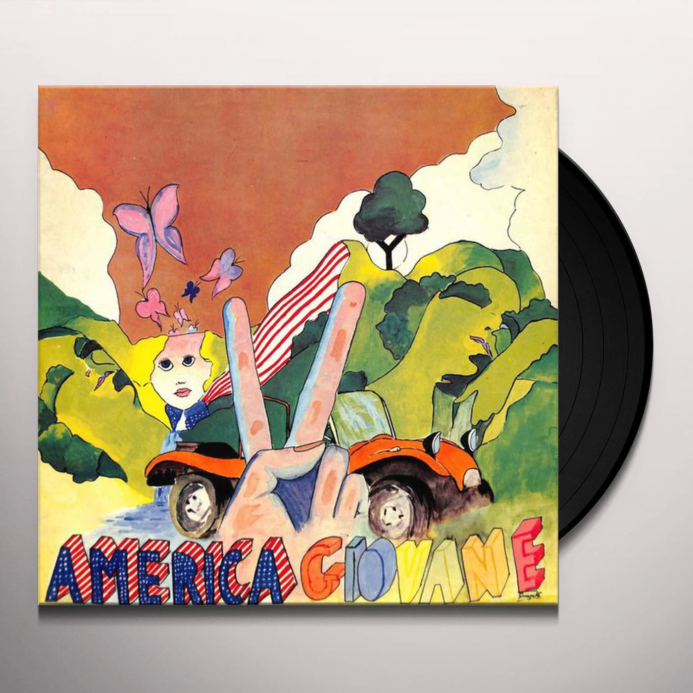 Remigio Ducros AMERICA GIOVANE / Original Soundtrack Vinyl Record