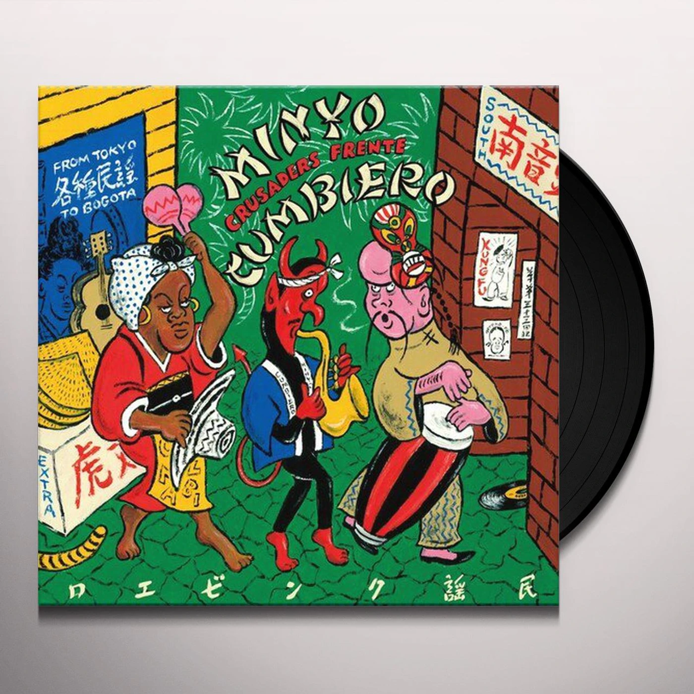 Minyo Crusaders / Frente Cumbiero  MINYO CUMBIERO (FROM TOKYO TO BOGOTA) Vinyl Record
