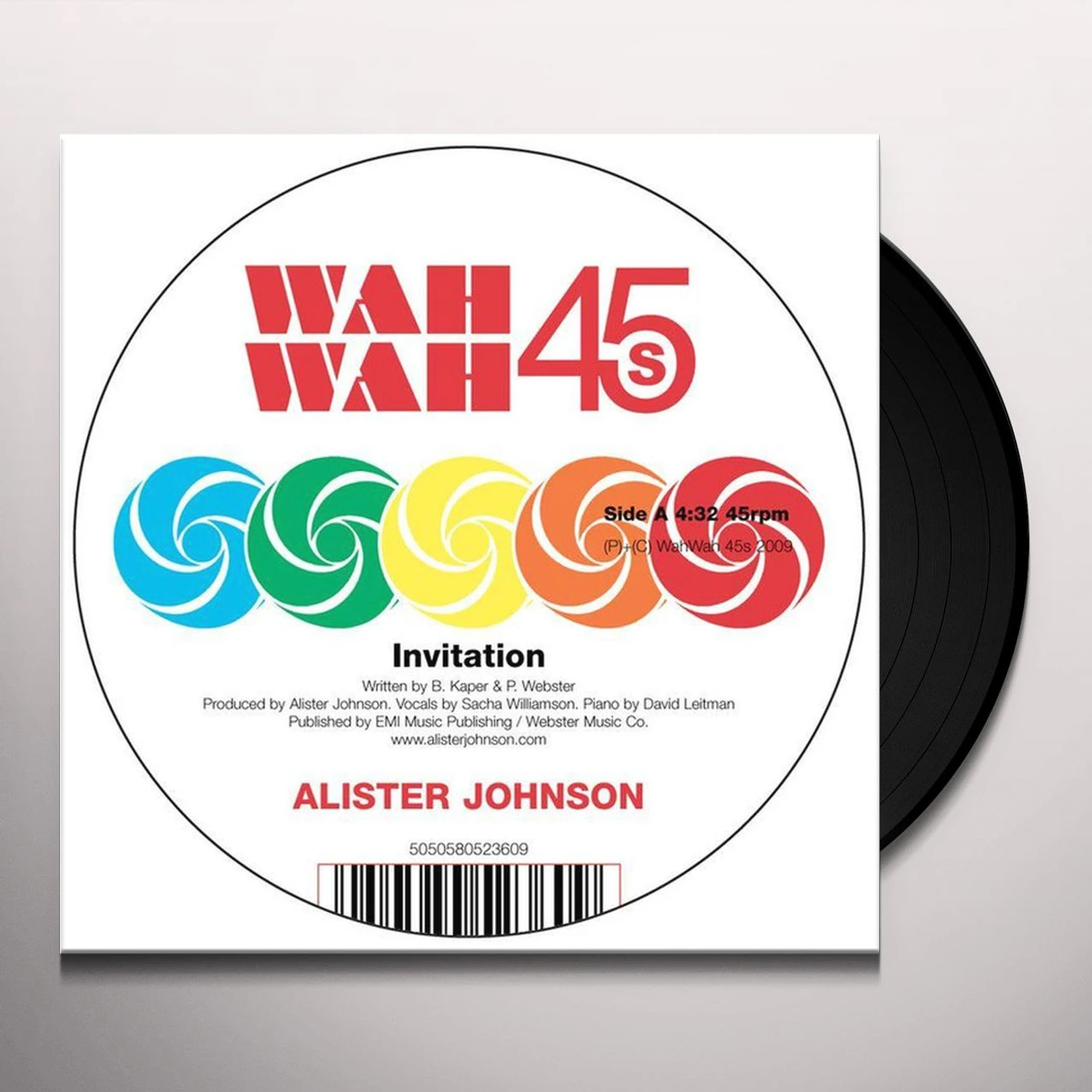 Alister Johnson Invitation Vinyl Record