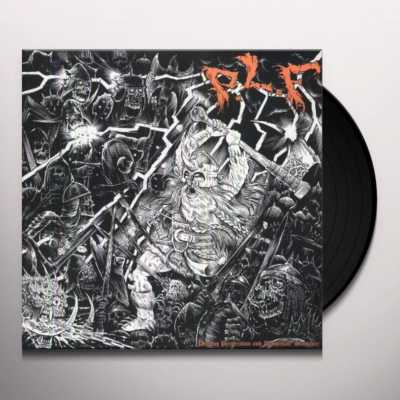 P.L.F. Devious Persecution and Wholesale Slaughter Vinyl Record