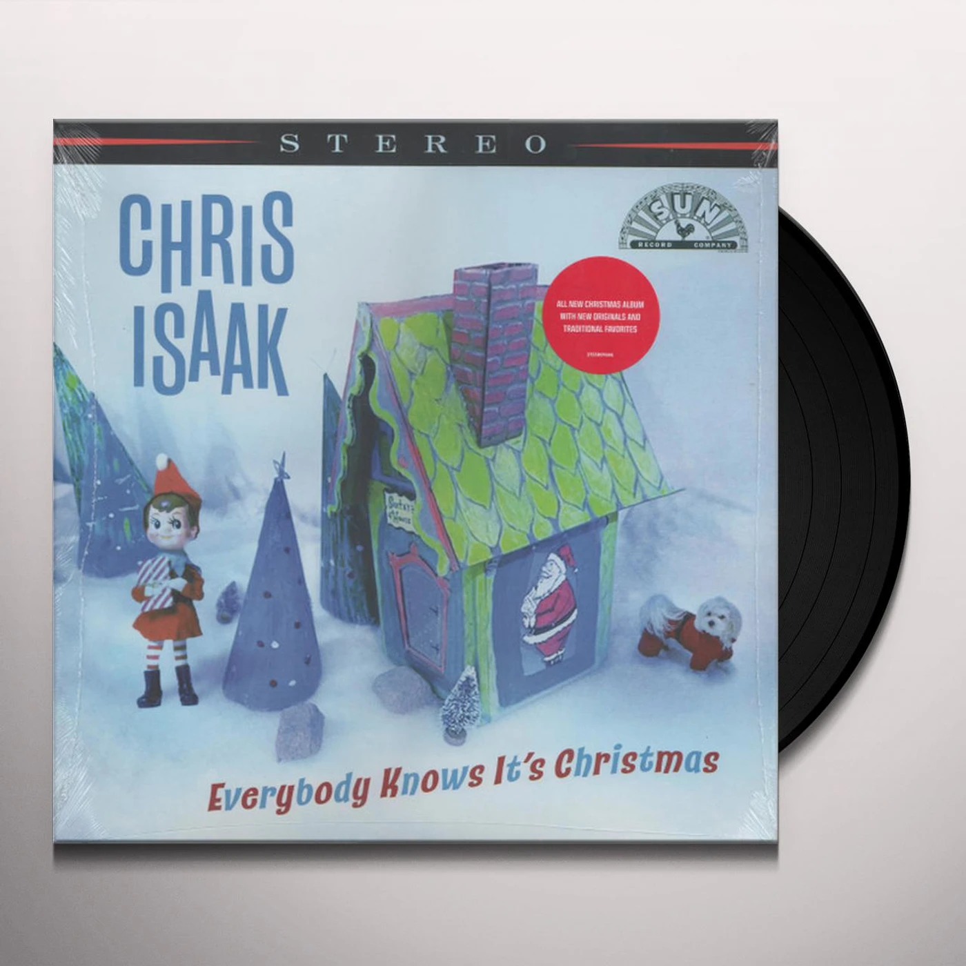 Chris Isaak Everybody Knows It's Christmas Vinyl Record