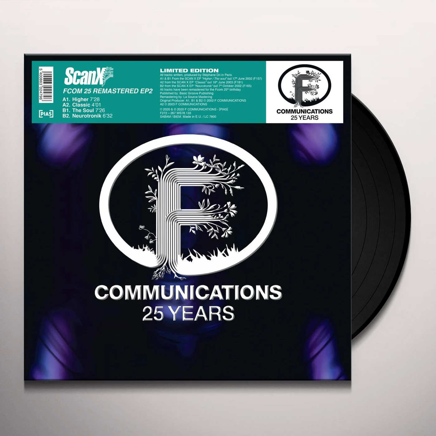 Scan X FCOM 25 REMASTERED EP2 Vinyl Record