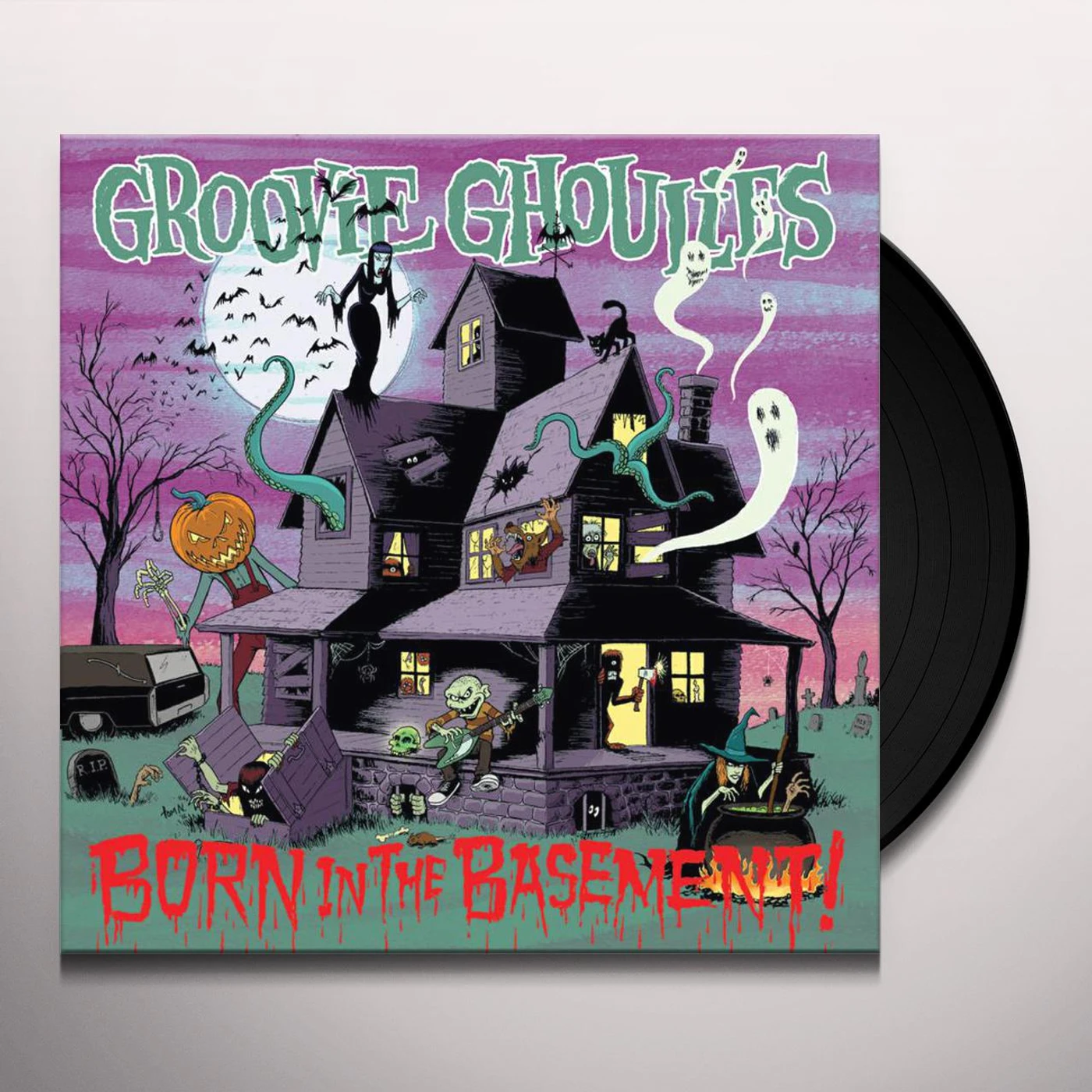 Groovie Ghoulies BORN IN THE BASEMENT Vinyl Record