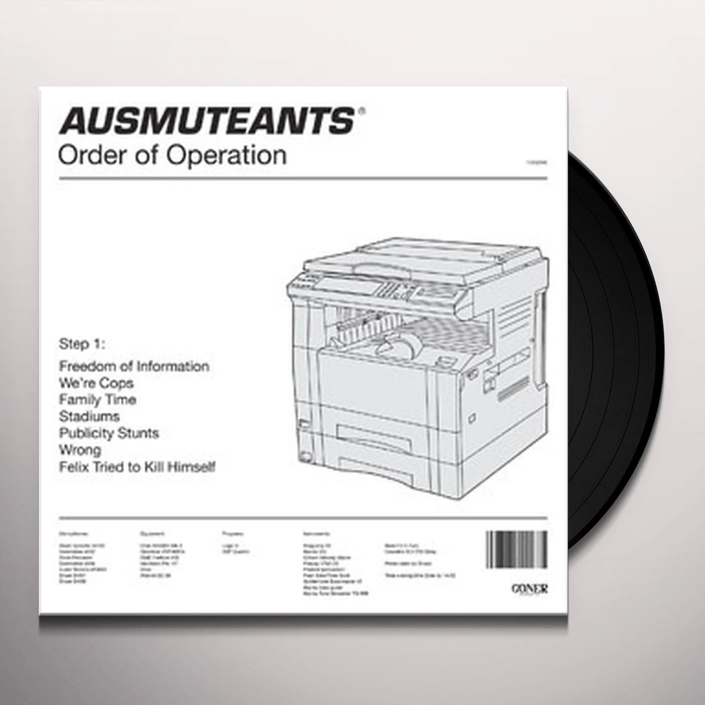 Ausmuteants Order of Operation Vinyl Record