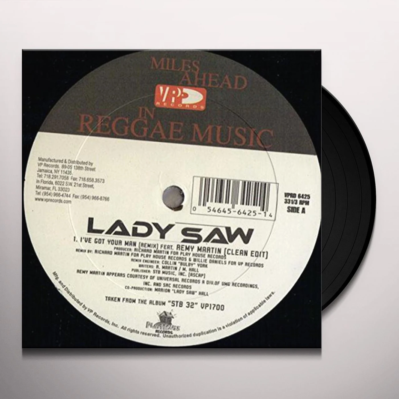Lady I'VE GOT YOUR MAN (REMIX) Vinyl Record