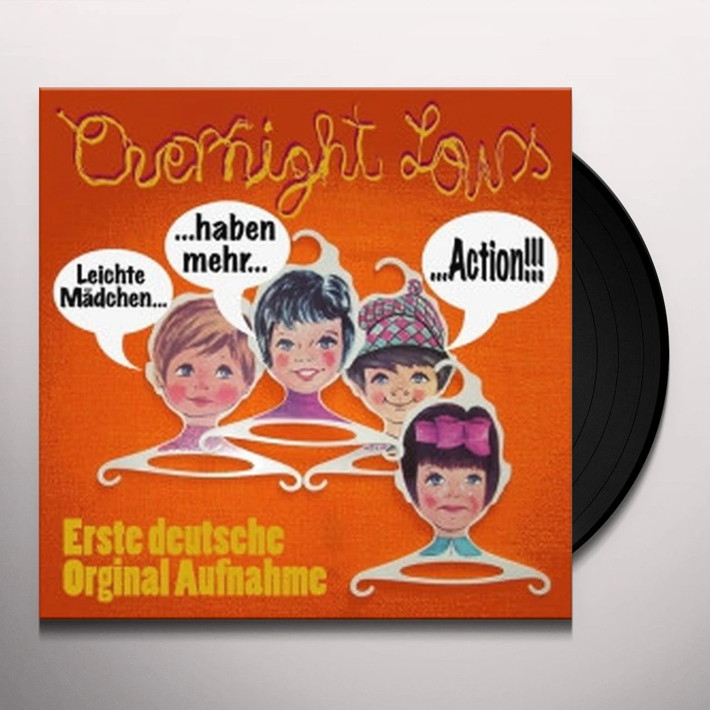 Overnight Lows LEICHTE MADCHEN HABEN MEHR ACTION Vinyl Record