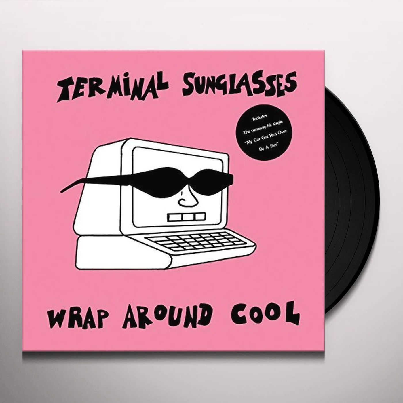 Terminal Sunglasses Wrap Around Cool Vinyl Record