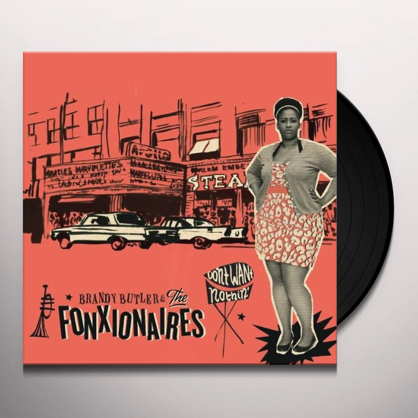 Brandy Butler & The Fonxionaires DON'T WANT NOTHIN Vinyl Record