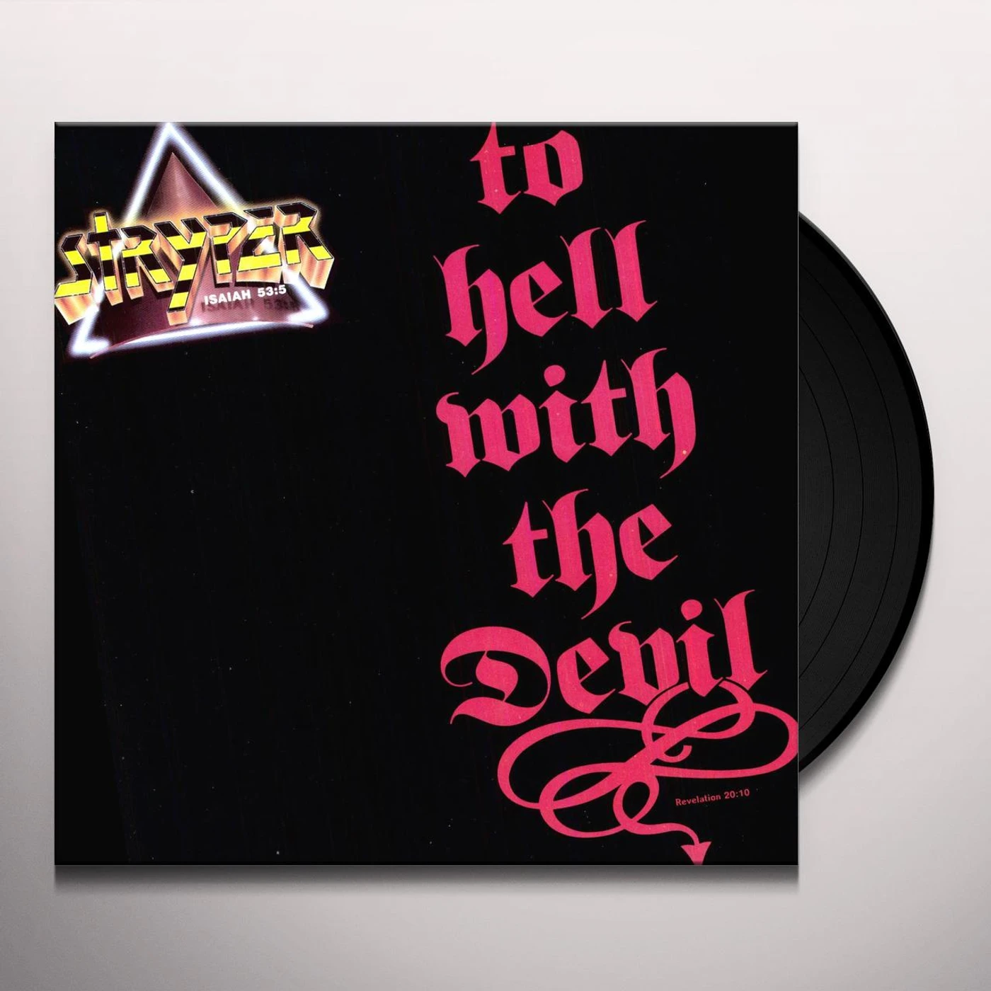 Stryper TO HELL WITH THE DEVIL Vinyl Record