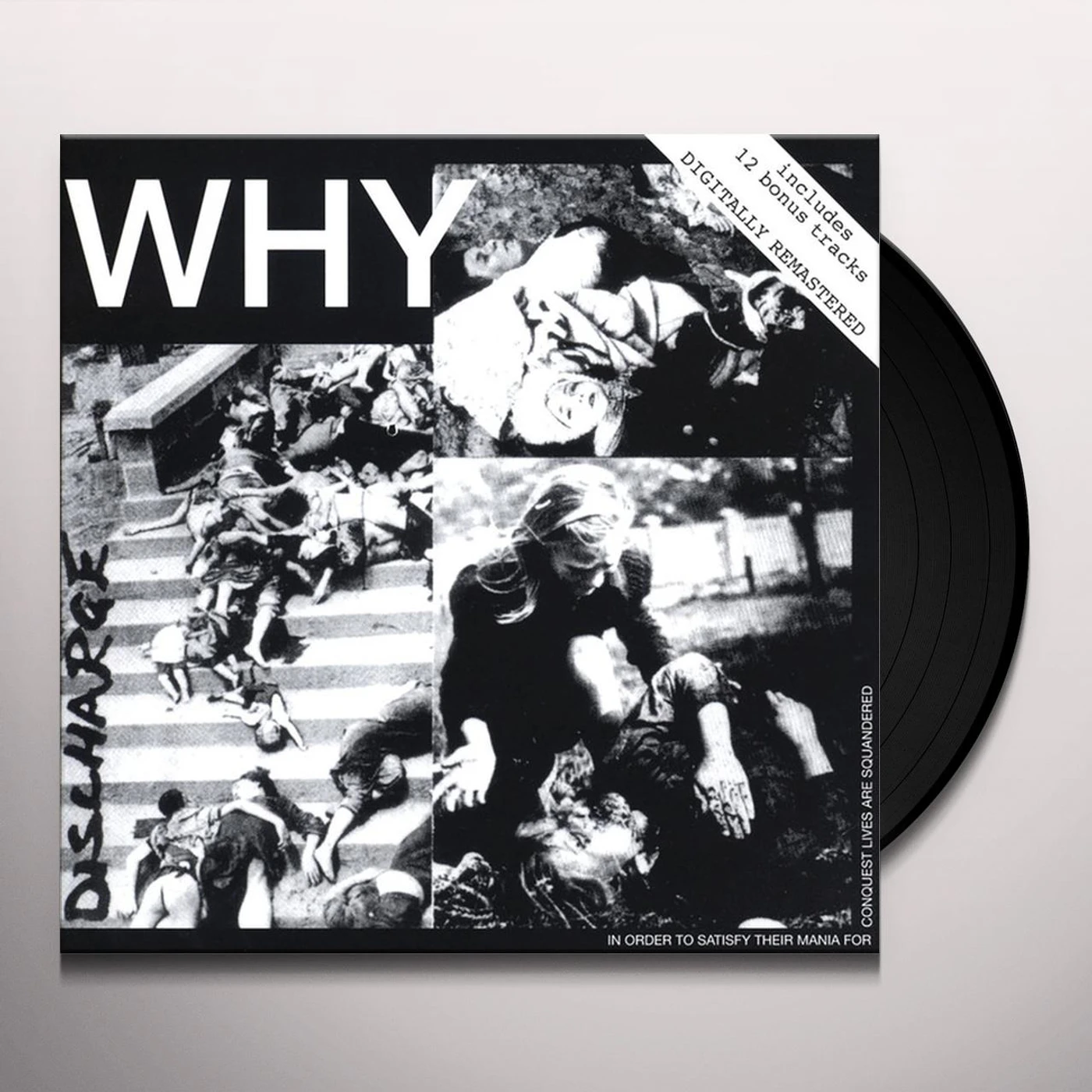 Discharge WHY Vinyl Record