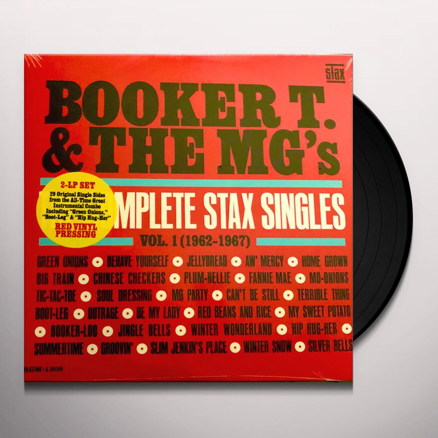 Booker T. & the M.G.'s COMPLETE STAX SINGLES VOL. 1 (1962-1967) (2LP/RED VINYL) Vinyl Record