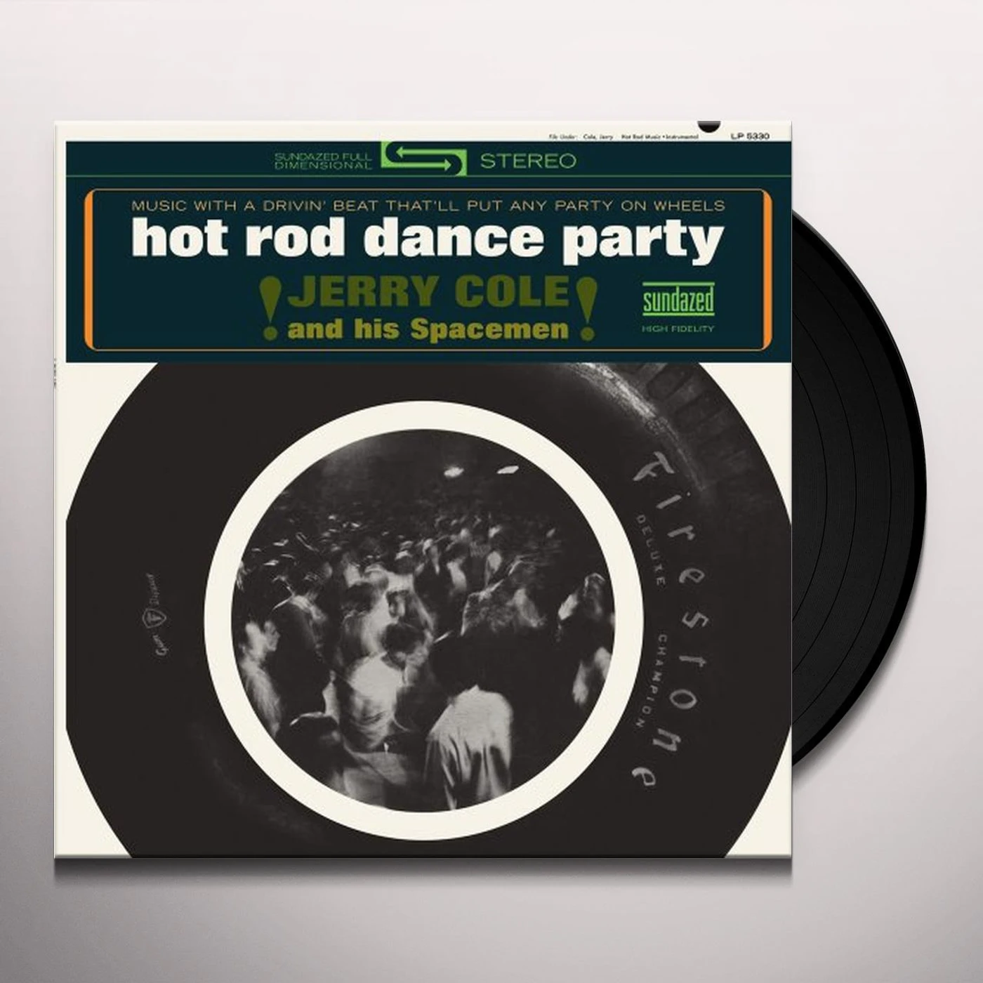 Jerry Cole Hot Rod Dance Party Vinyl Record