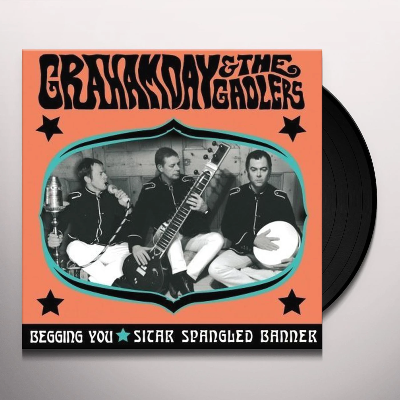 Graham Day And The Gaolers BEGGING YOU / SITAR SPANGLED BANNER Vinyl Record