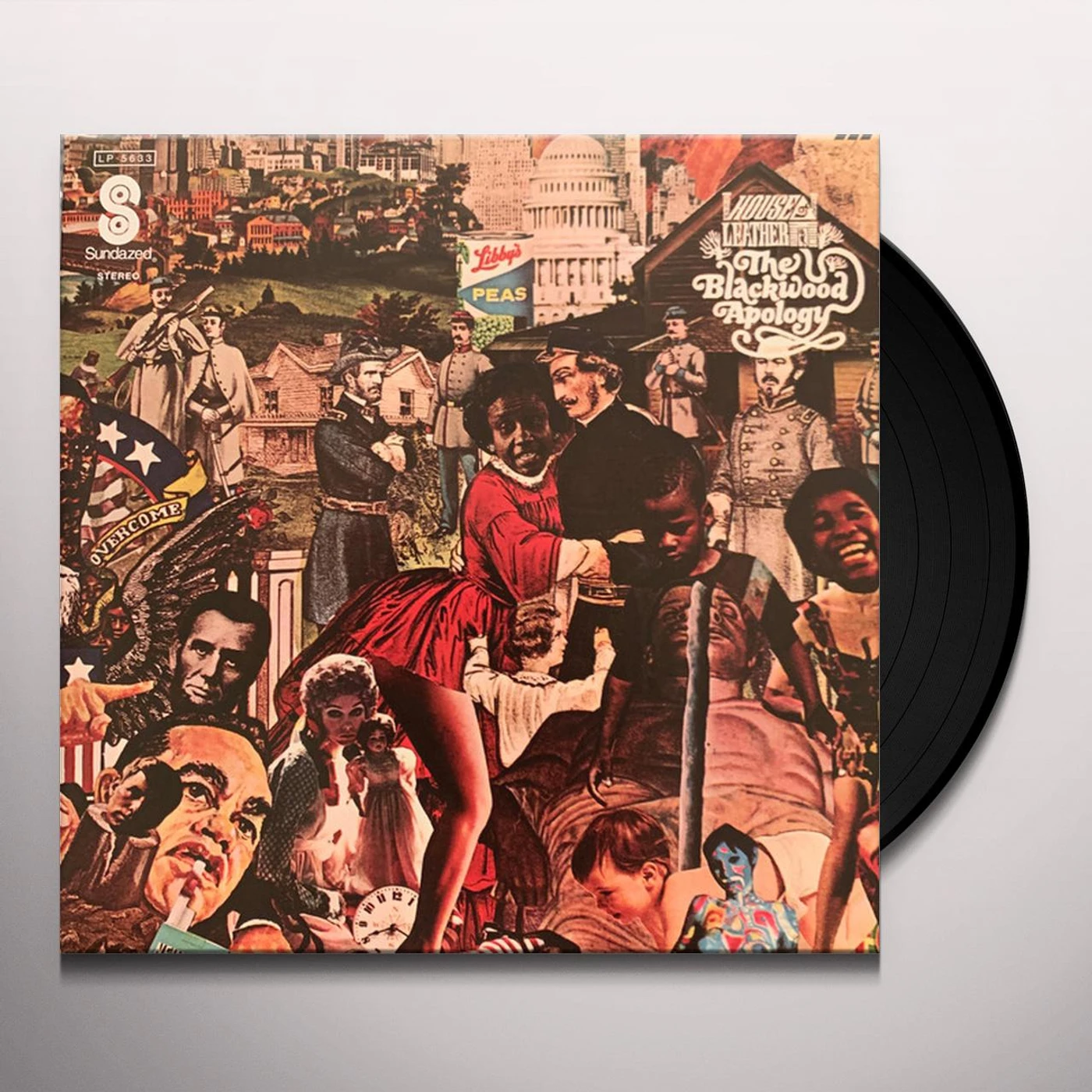 The Blackwood Apology HOUSE OF LEATHER (RED VINYL) Vinyl Record