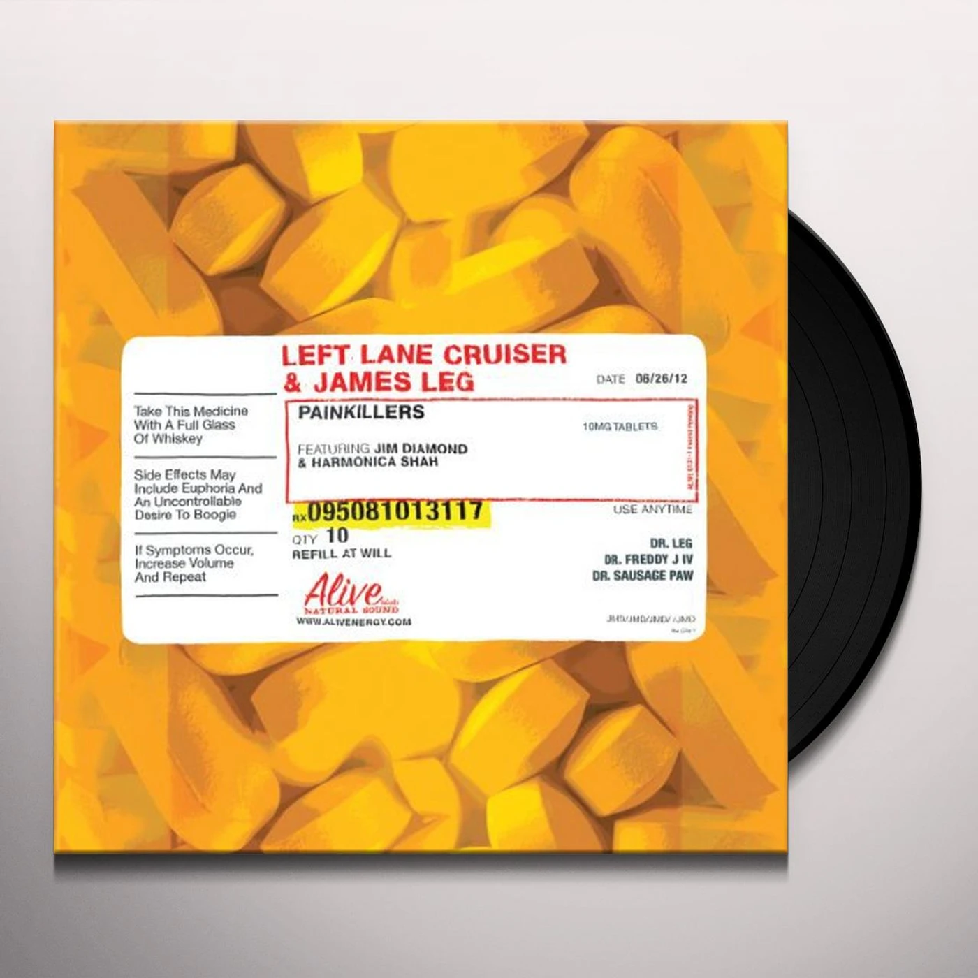 Left Lane Cruiser & James Leg Painkillers Vinyl Record