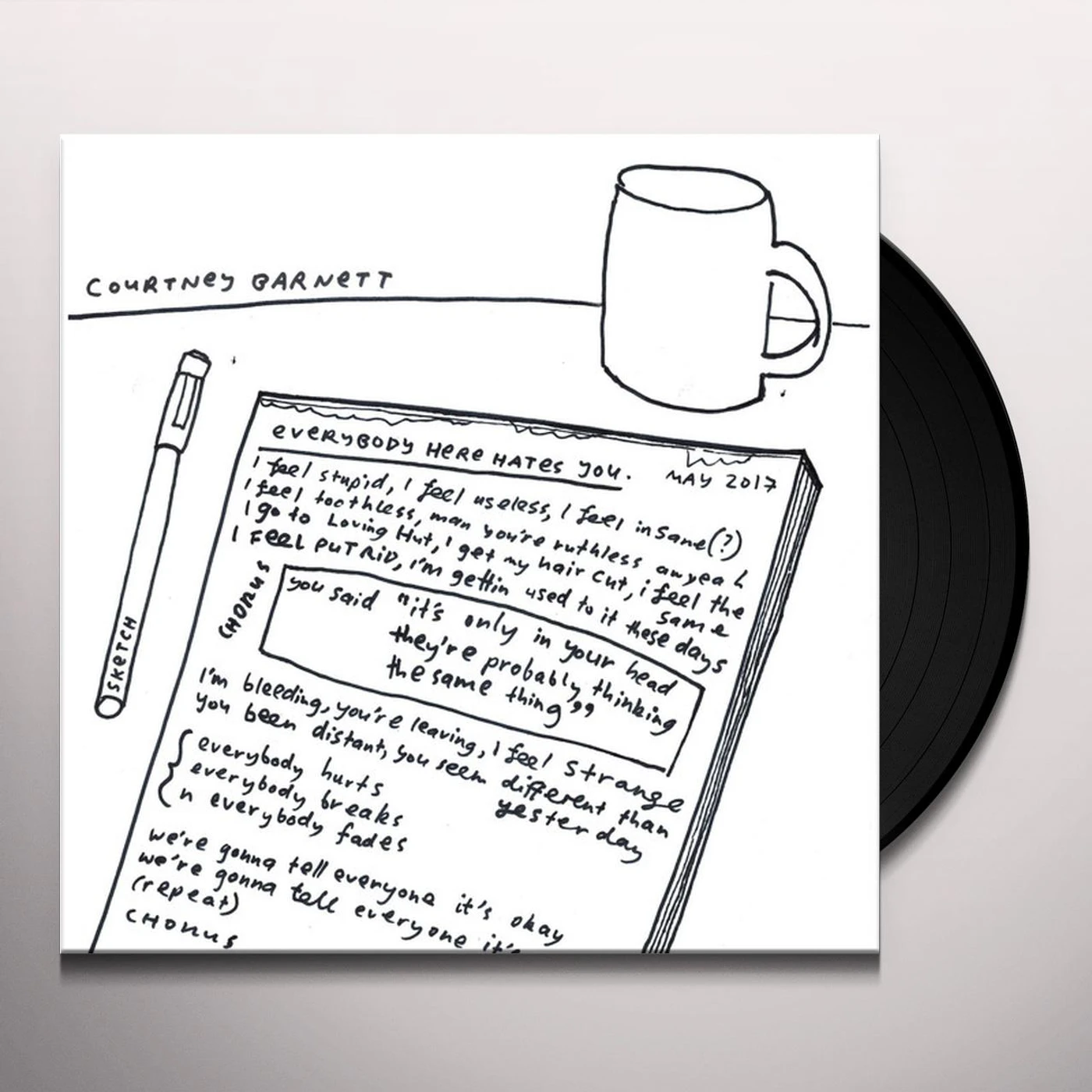 Courtney Barnett Everybody Here Hates You Vinyl Record