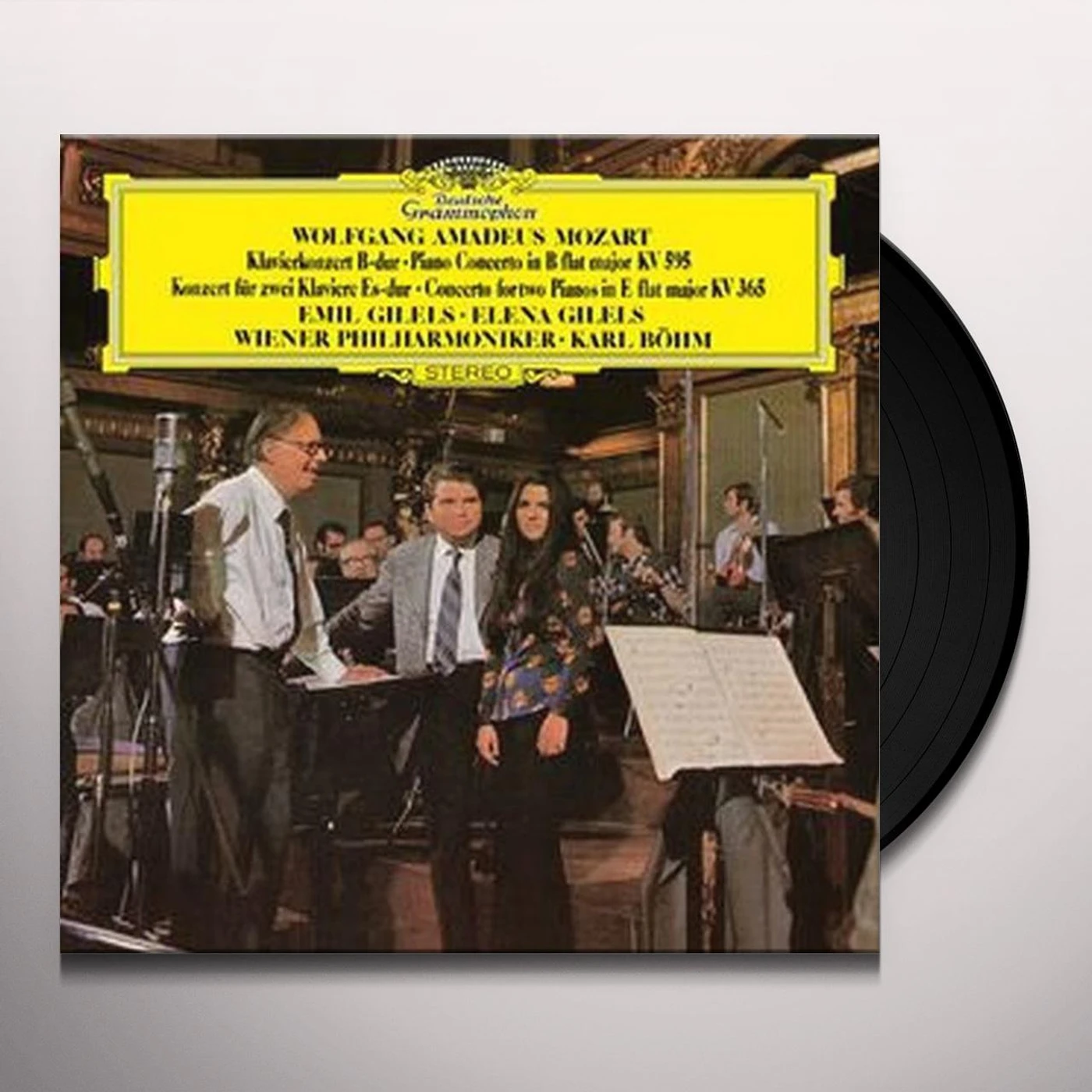 Mozart / Peter Schreier / Staatskapelle Dresden PIANO CONCERTOS 10 & 27 Vinyl Record