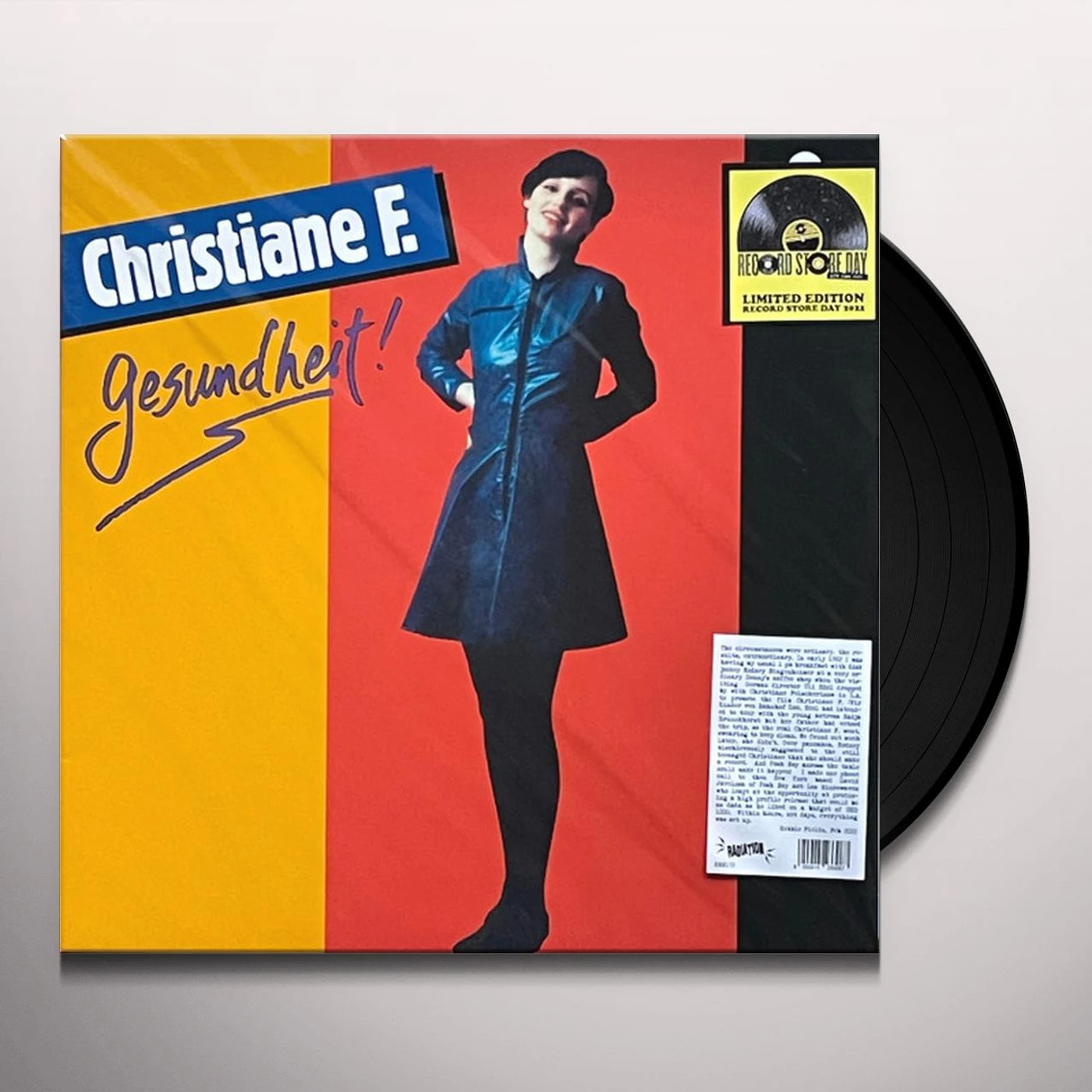Christiane F. GESUNDHEIT Vinyl Record
