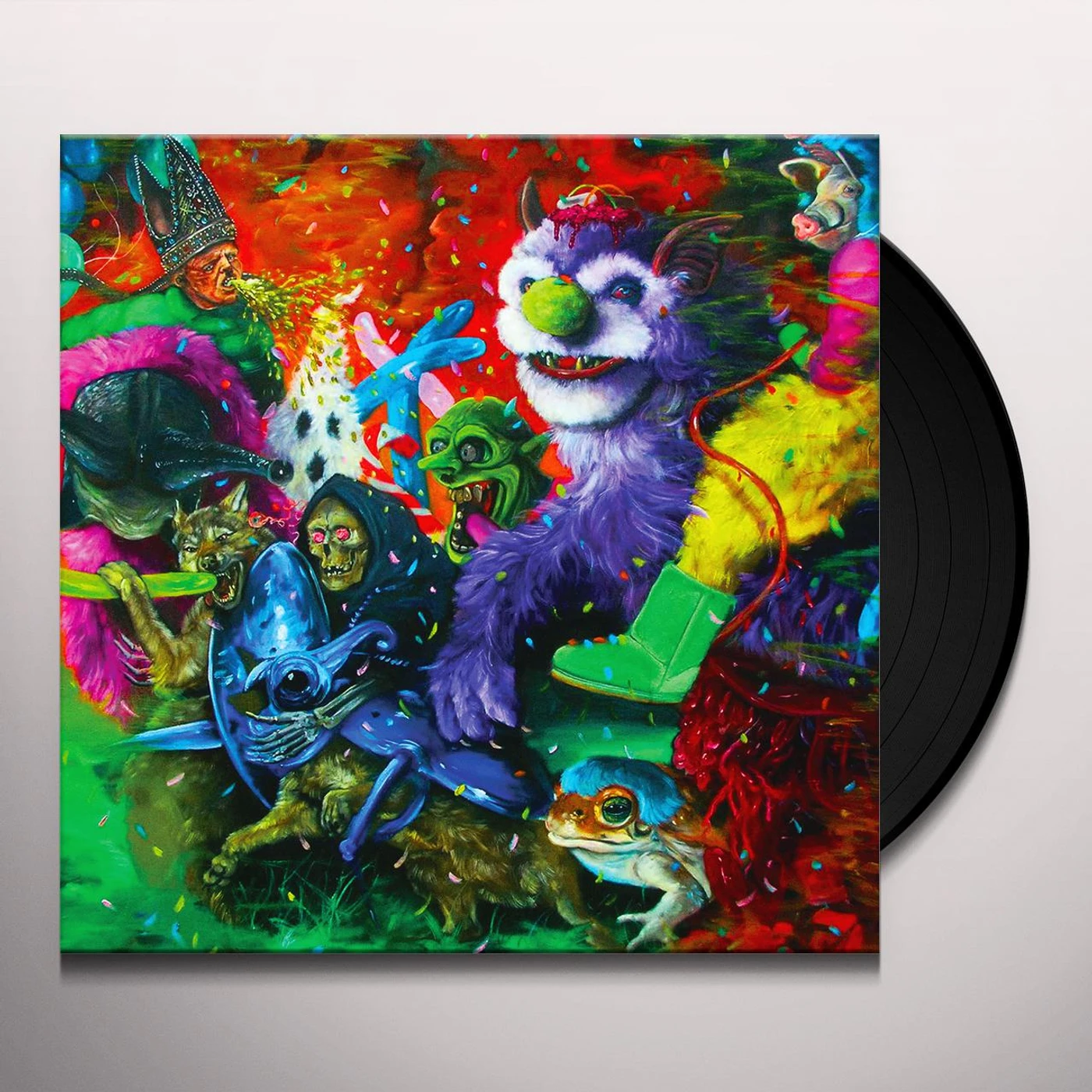 Tropical Fuck Storm LAUGHING DEATH IN MEATSPACE (SLIME GREEN VINYL) Vinyl Record
