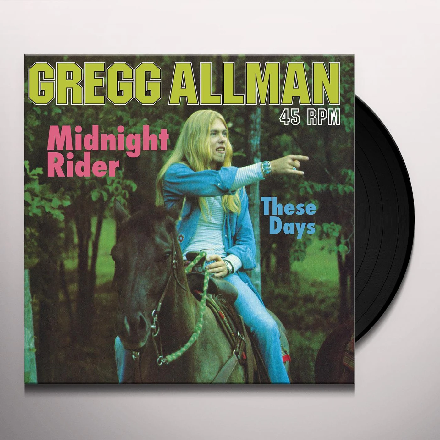 Gregg Allman MIDNIGHT RIDER / THESE DAYS (ALL-ANALOG 12 INCH) Vinyl Record