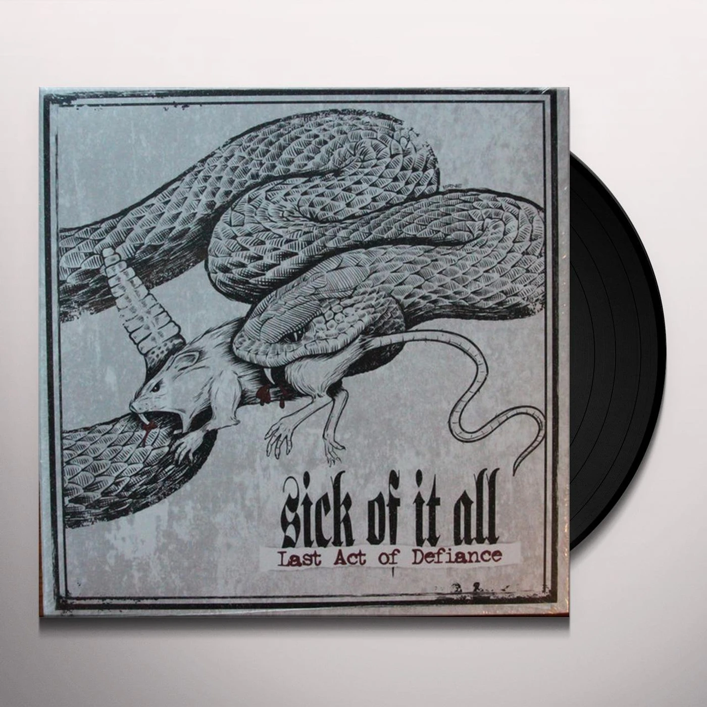 Sick Of It All LAST ACT OF DEFIANCE (GRAY VINYL) Vinyl Record